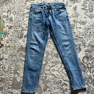 Zara pants, size 32, blue denim